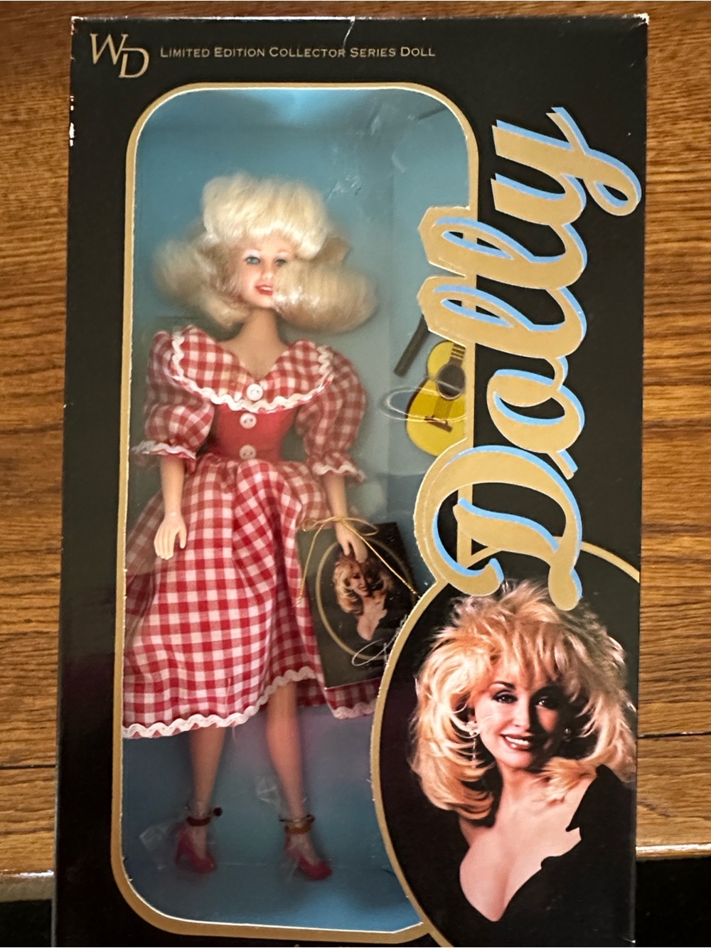 Limited Edition Dolly Doll in Red Gingham Dress